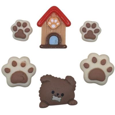 Buttons Galore Flatbackz - Pup Patrol